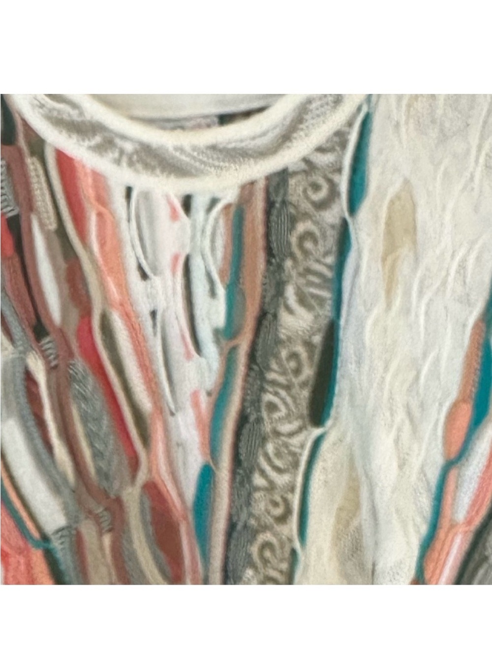 COOGI Men’s Knit Sweater - Bold Striped Pattern UNIQUE COLOR!!new!! - Picture 5 of 5